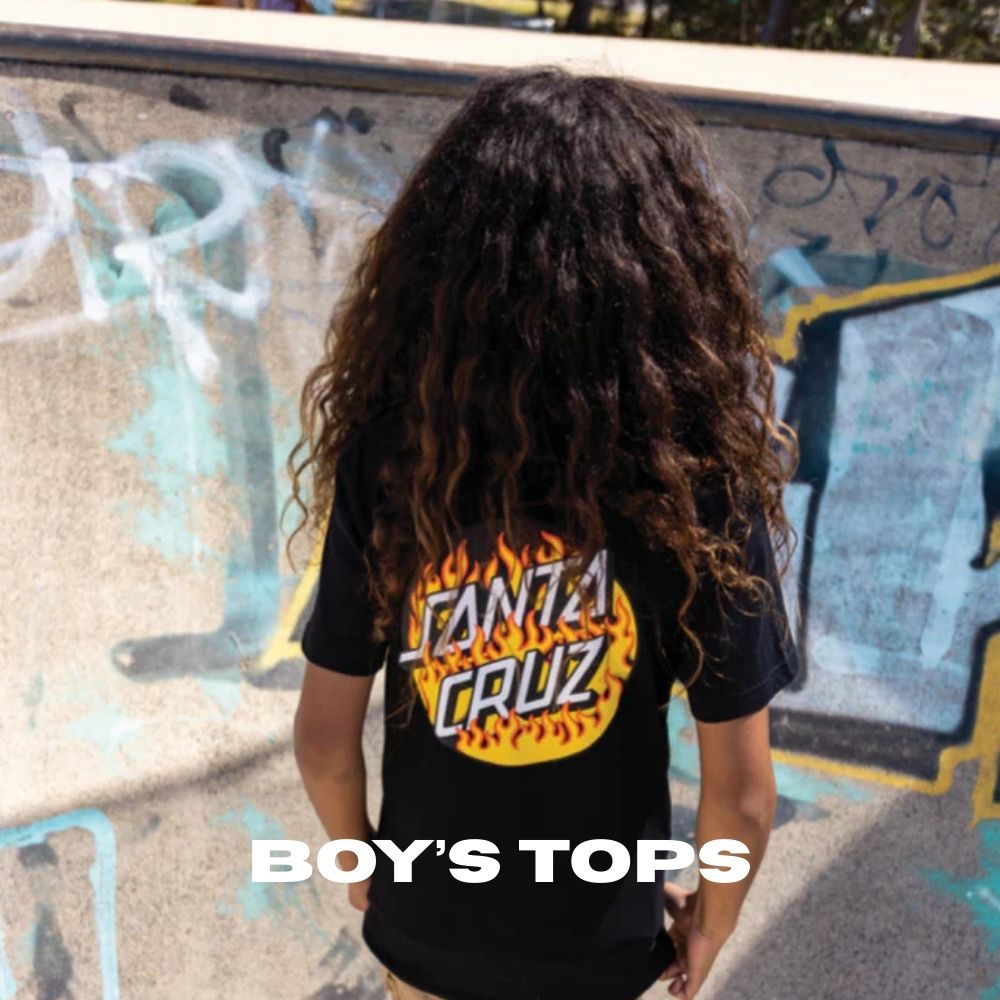 Boys Surf and Skate Clothing T-shirts, tops at Freeride Surf & Skate NZ
