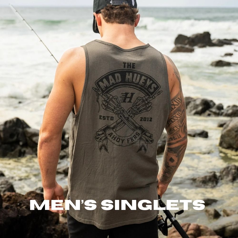 Mens Singlets and Tanks At Freeride Surf & Skate NZ 