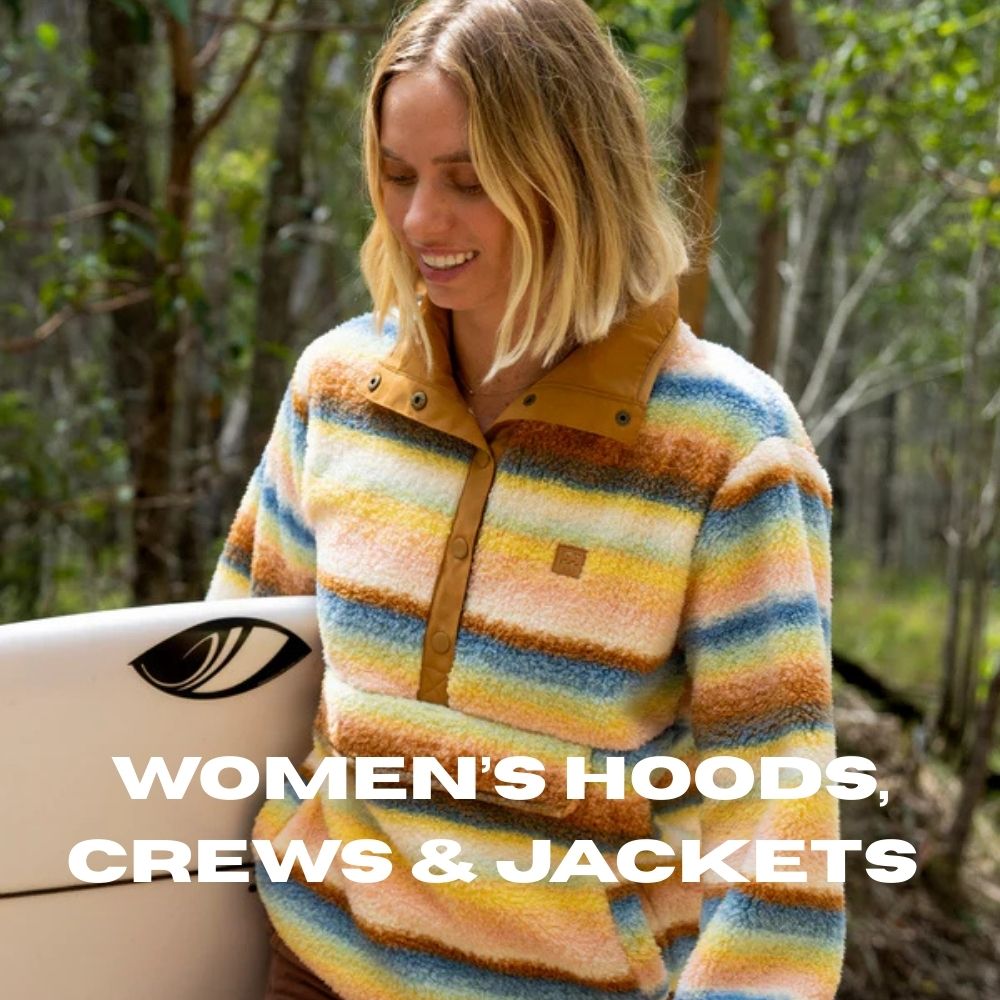 Womens Surf Clothing Jumpers, Jackets, Hoodies at Freeride 