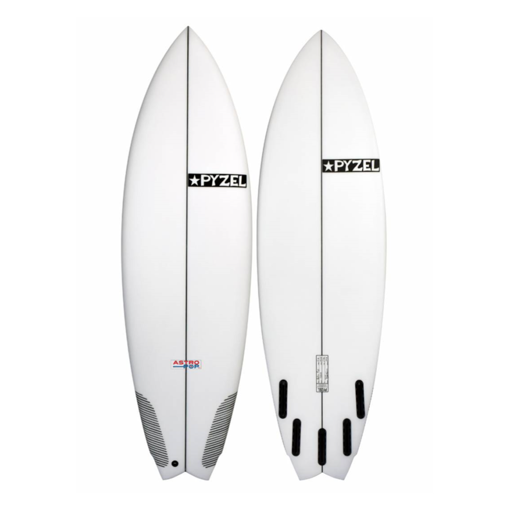 Pibble Riding Surfboard Pyzel White Tiger Surfboard - World Champ's Small Wave Weapon