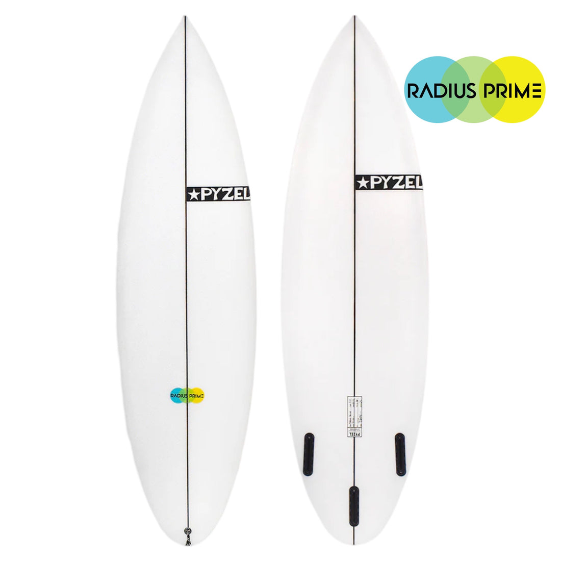 PYZEL RADIUS PRIME ROUND TAIL SURFBOARD