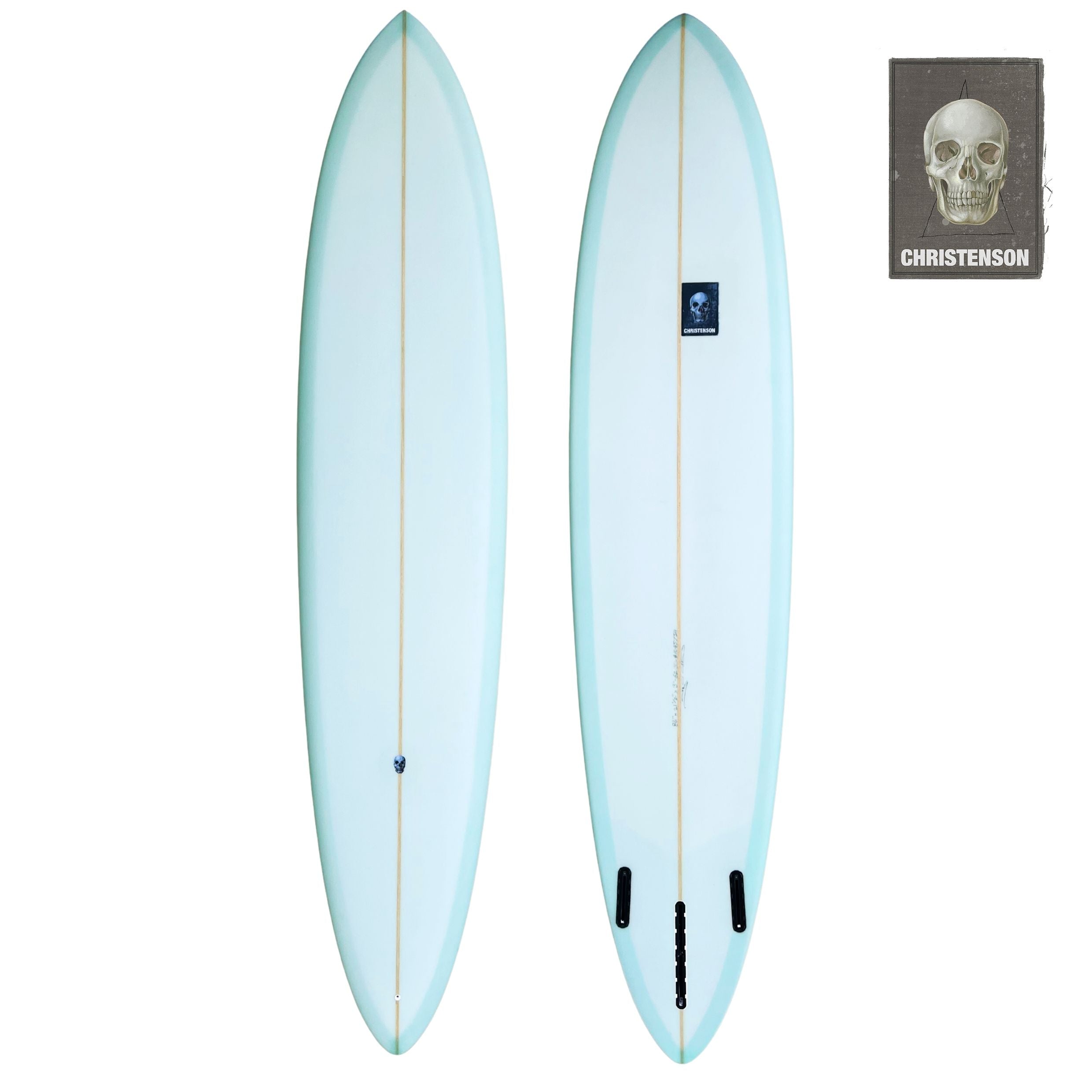 Christenson C-Bucket 8'6 Midlength Single Fin With Side Bites