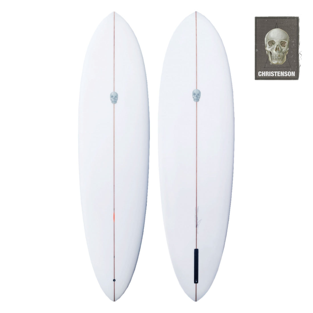 Christenson C Bucket Mid Length Surfboard Clear Tint Single Fin Surfboard Longboard Buy Now At Freeride Surf Skate NZ West Auckland Surf Shop Instore & Online. 
