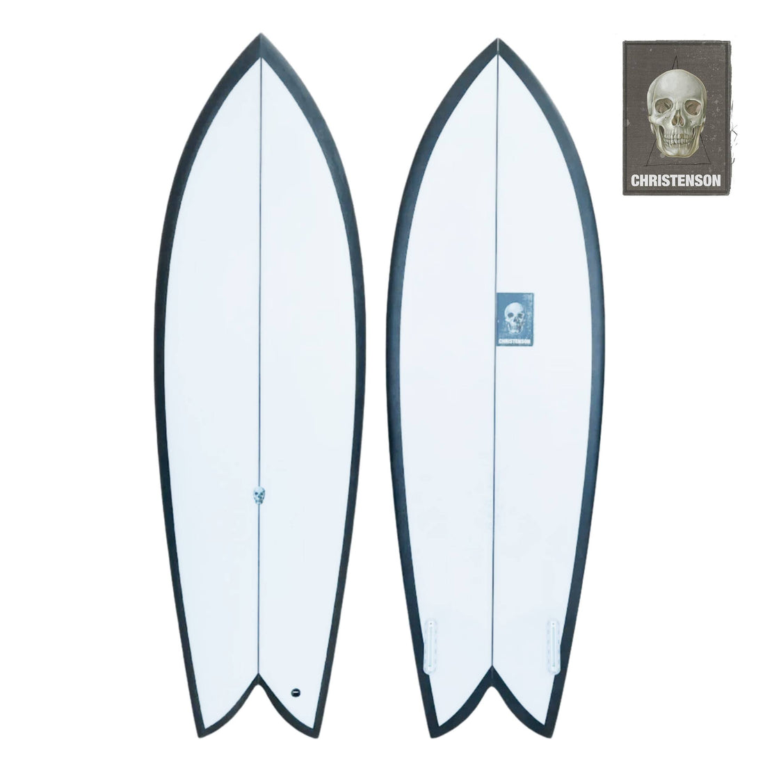 Christenson Fish Twin Fin Surfboard Available at Freeride Surf Skate NZ West Auckland Surf Shop 