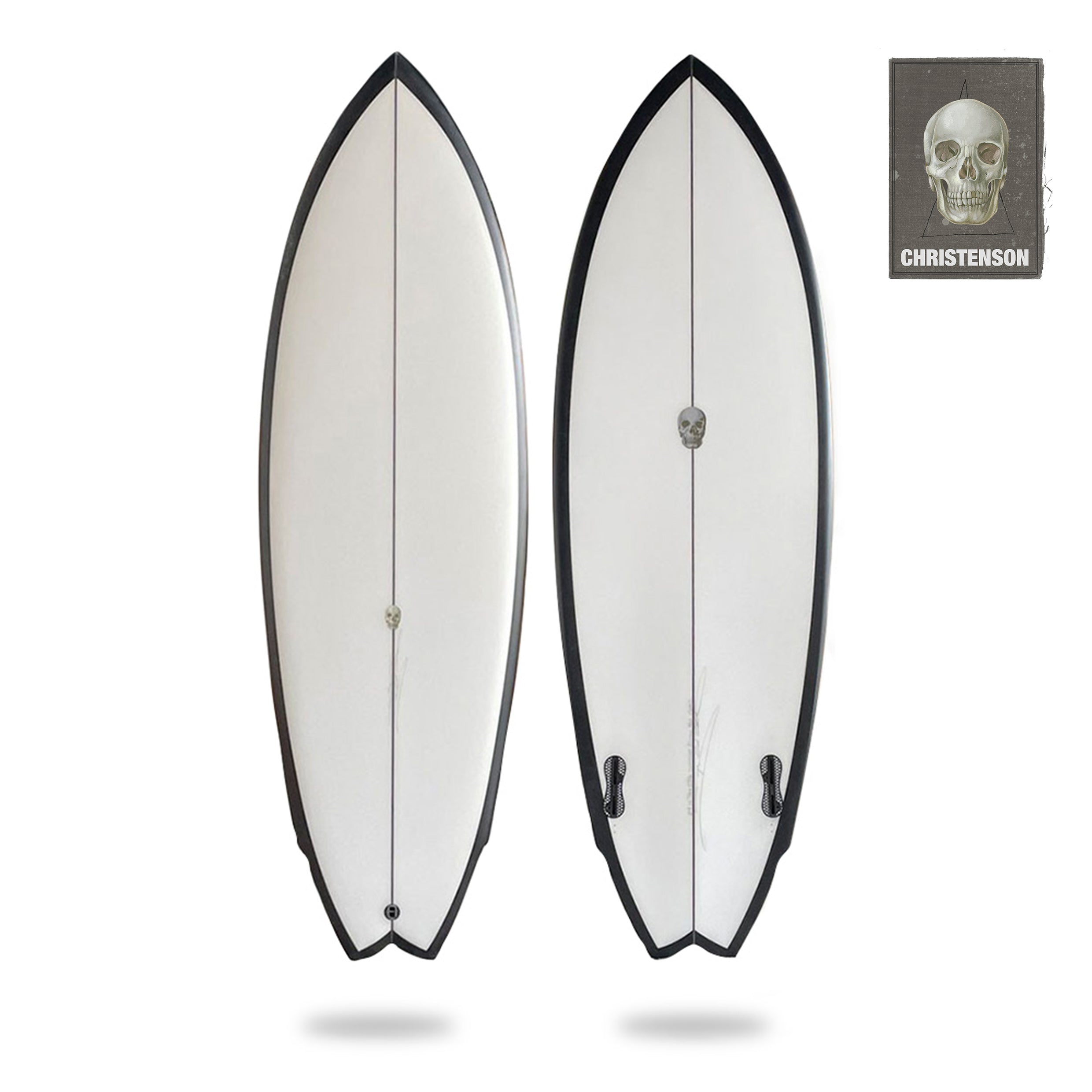 Christenson Lane Splitter Swallow Twin Fin Surfboard