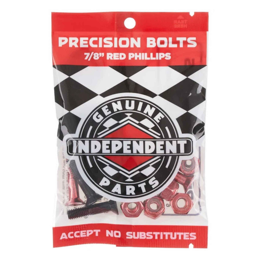 INDEPENDENT PHILLIPS 1" RED BLACK SINGLE