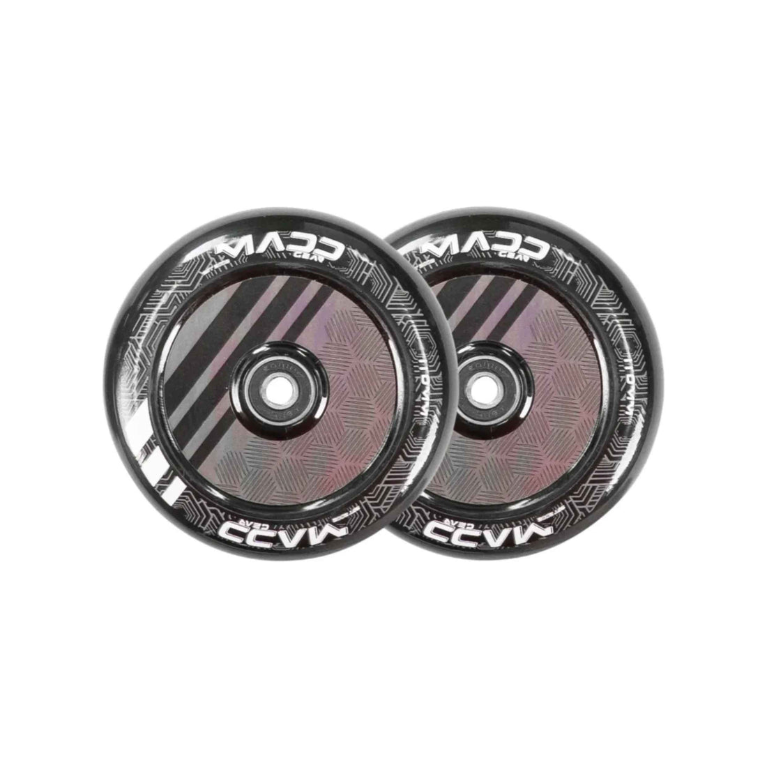 MADD GEAR 110MM ZEN HOLLOW CORE SCOOTER WHEEL PAIR BLACK