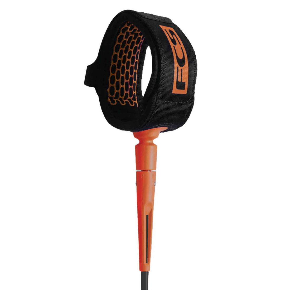 FCS 6FT COMP ESSENTIAL LEASH WHITE BLACK
