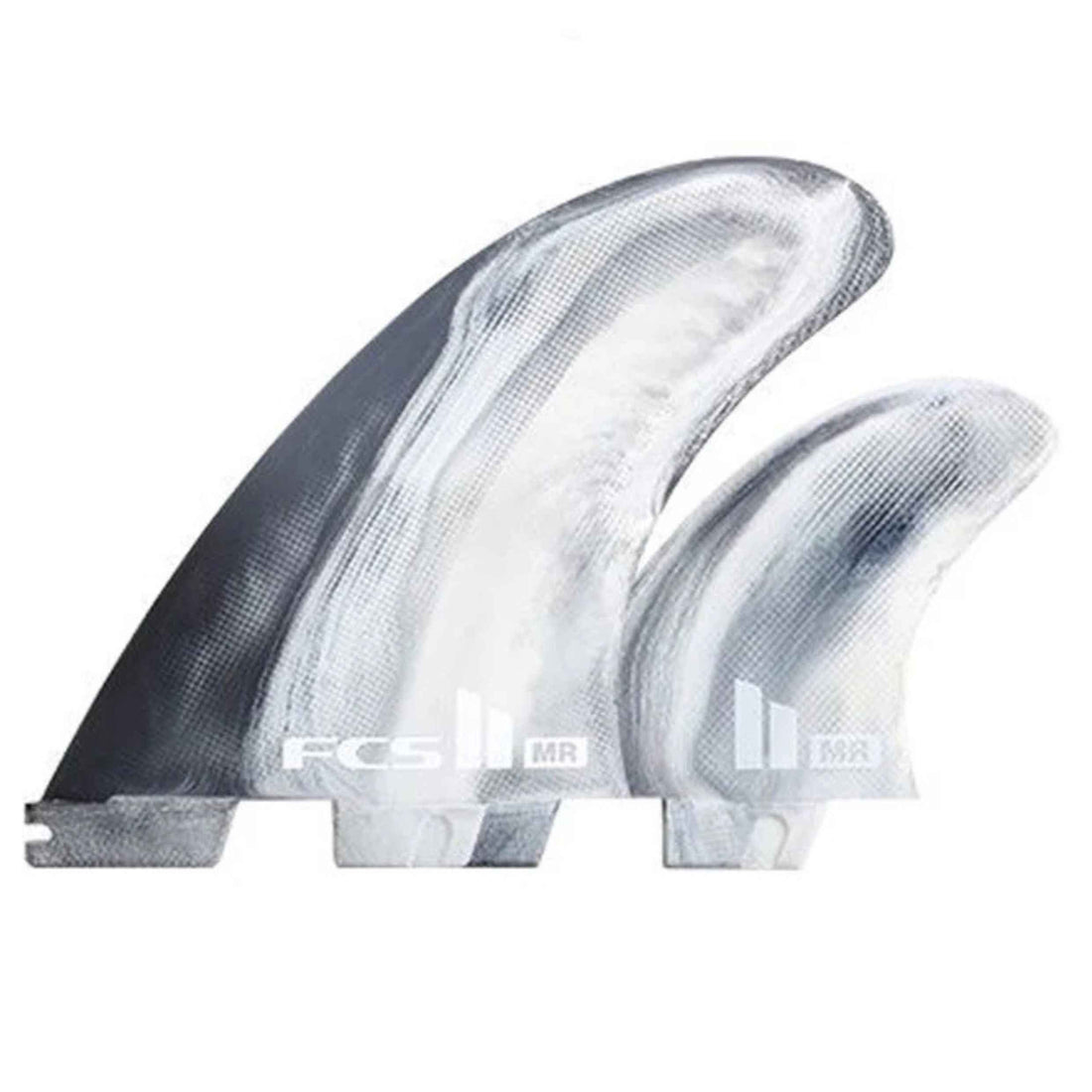 FCS II MR TWIN+1 PC M-L BLACK WHITE TWIN FINS