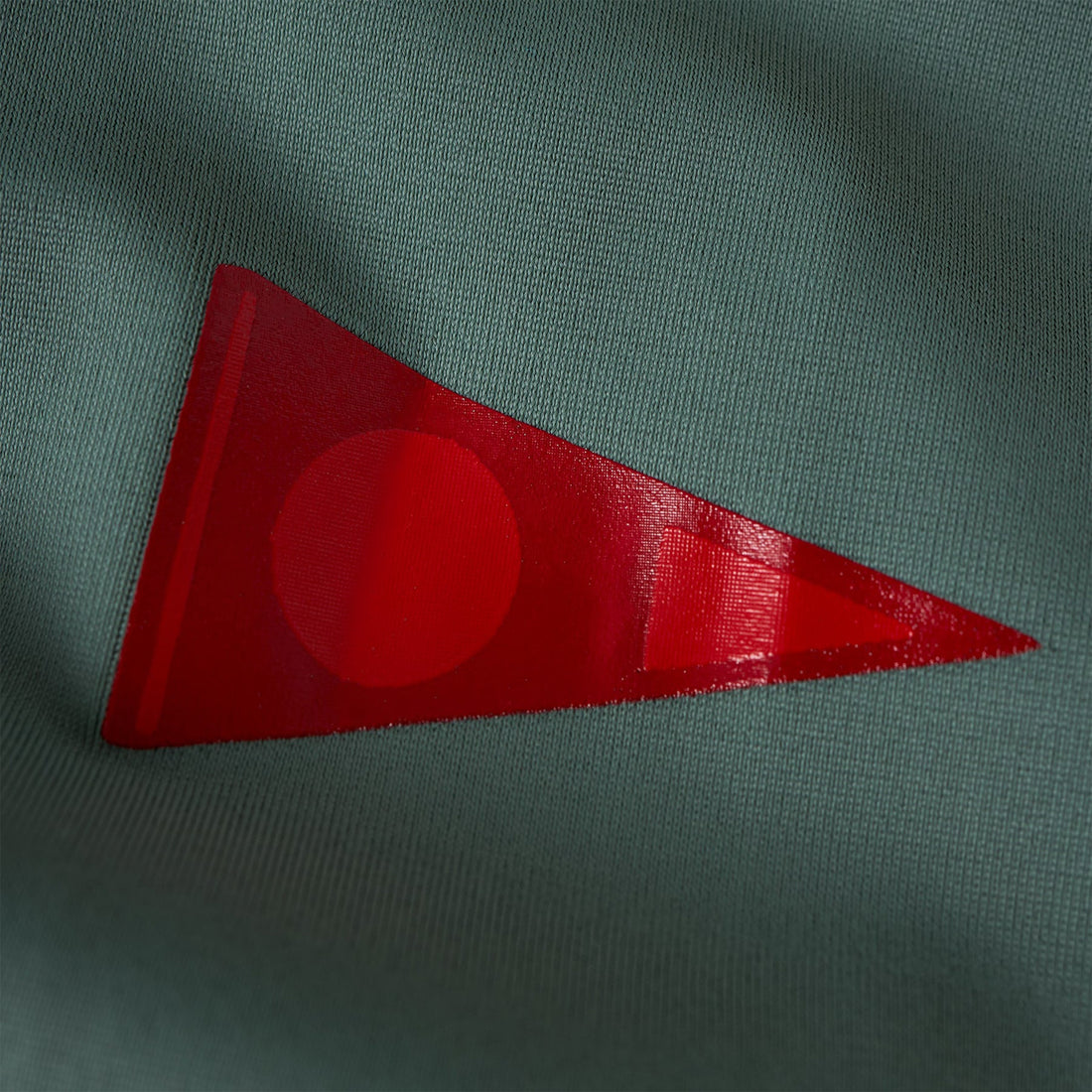 Florence Standard Issue Long Sleeve Hooded Rash Guard Dark Sage — John John Florence Red Burgee Flag at Freeride Surf & Skate NZ.