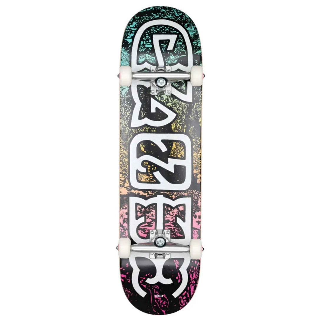 GLOBE GO HEYMAN PSYCHODELIC SKATEBOARD COMPLETE 8.5