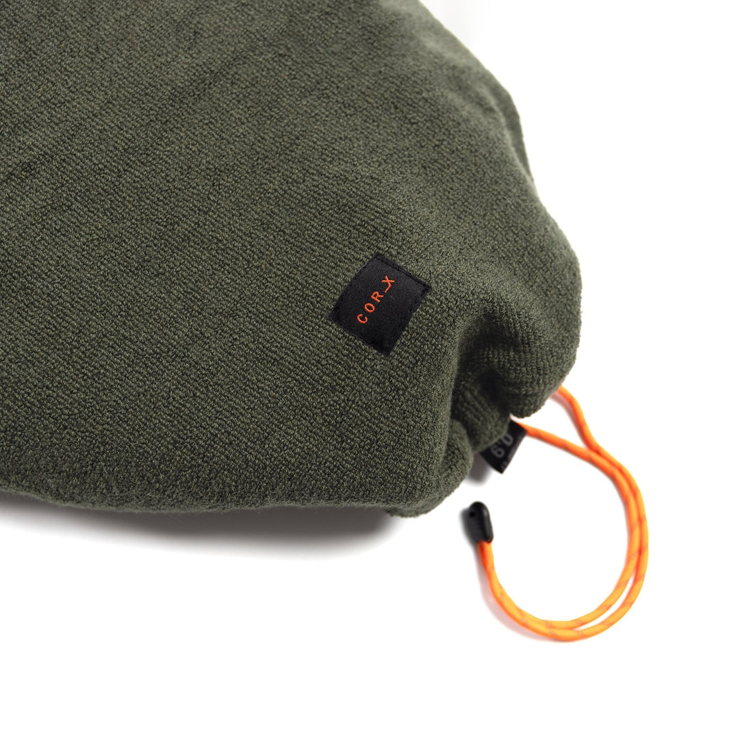 Drawstring toggle tail closure on Ocean & Earth Core X Shortboard Sock 6’0