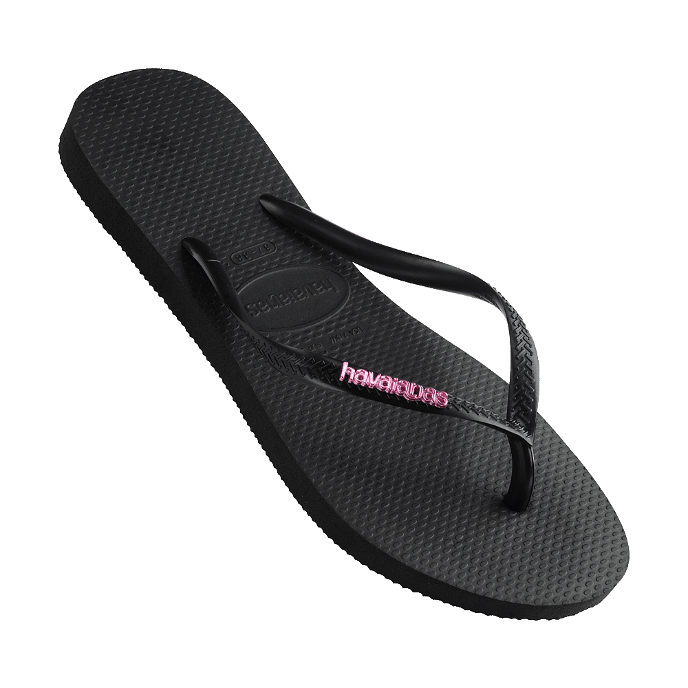 Black and pink havaianas hotsell