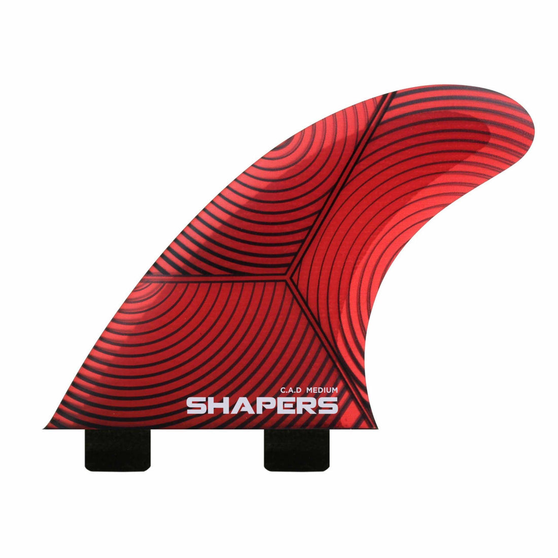 Shapers C.A.D Medium 3-fin dual tab thruster fins FCS compatible Freeride Surf Skate NZ