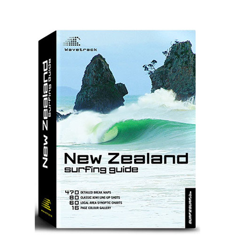 Surf Destination. Book New Zealand Wavetrack Surf Guide Hand Book