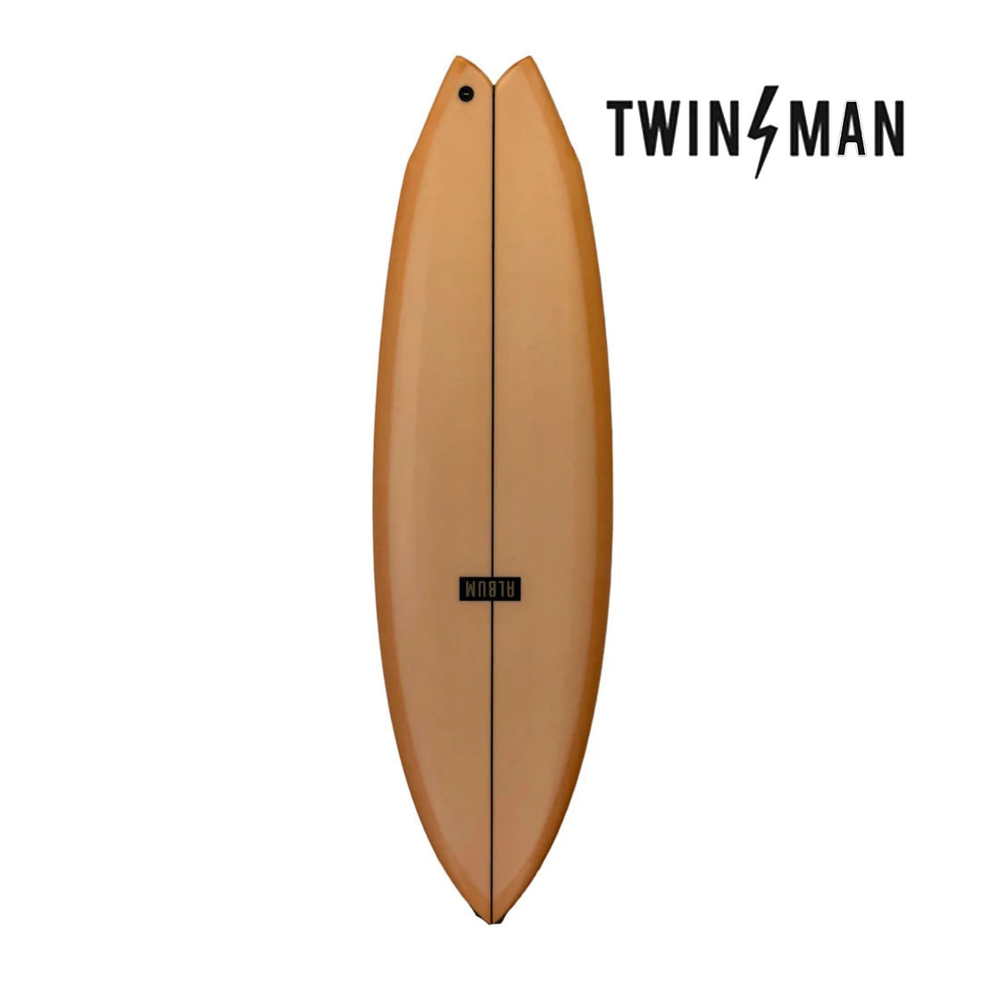 Album Twinsman surfboard twin fin performance board 5'9 Peach Tint Available at Freeride Surf & Skate NZ 