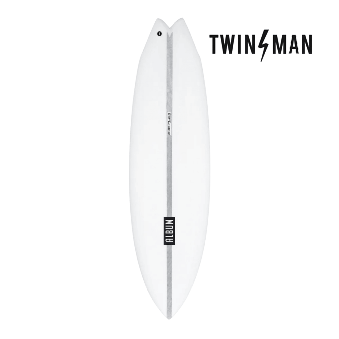 Album Twinsman Eco Flex EPS twin fin surfboard for sale NZ Freeride Surf Skate