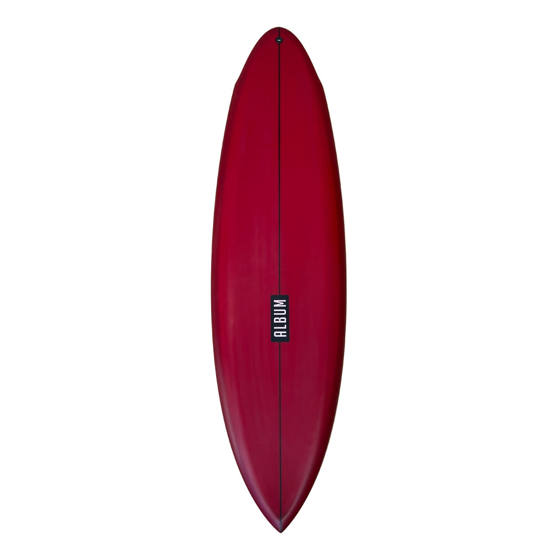 Introducing the Album Twinsman Surfboard 6'4 Red Tint Pintail – a refined take on the classic Twinsman, designed with a narrower outline and pintail for extra control, hold, and flow in bigger or steeper surf. Still carrying the Twinsman DNA of effortless speed, paddle power, and smooth rail-to-rail transitions, this version adds a touch of precision and stability when the waves demand it.

The extra foam under the chest ensures easy paddling and wave entry, while the beak nose and flat deck profile balance