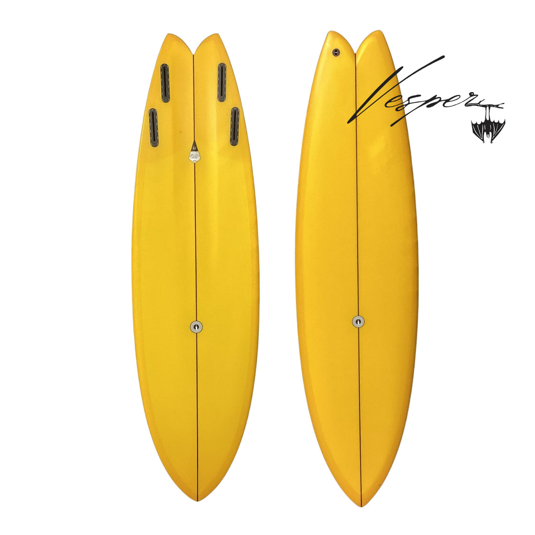 Album Vesper 6'2 yellow tint surfboard available at Freeride Surf & Skate NZ.