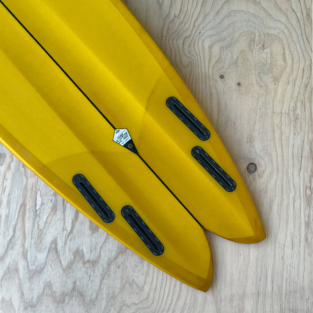 Album Surfboards Vesper Model Channel Bottom Quad design