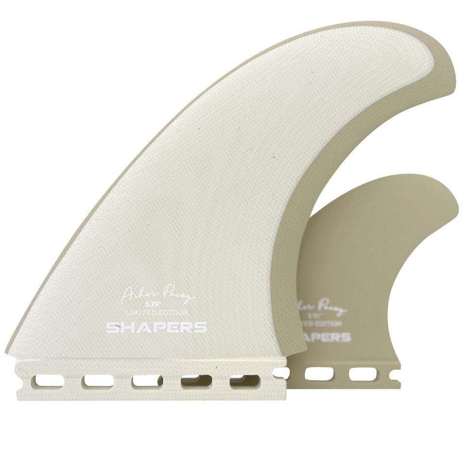 SHAPERS ASHER PACEY 5.79 LATTE TWIN +STABILISER SINGLE TAB