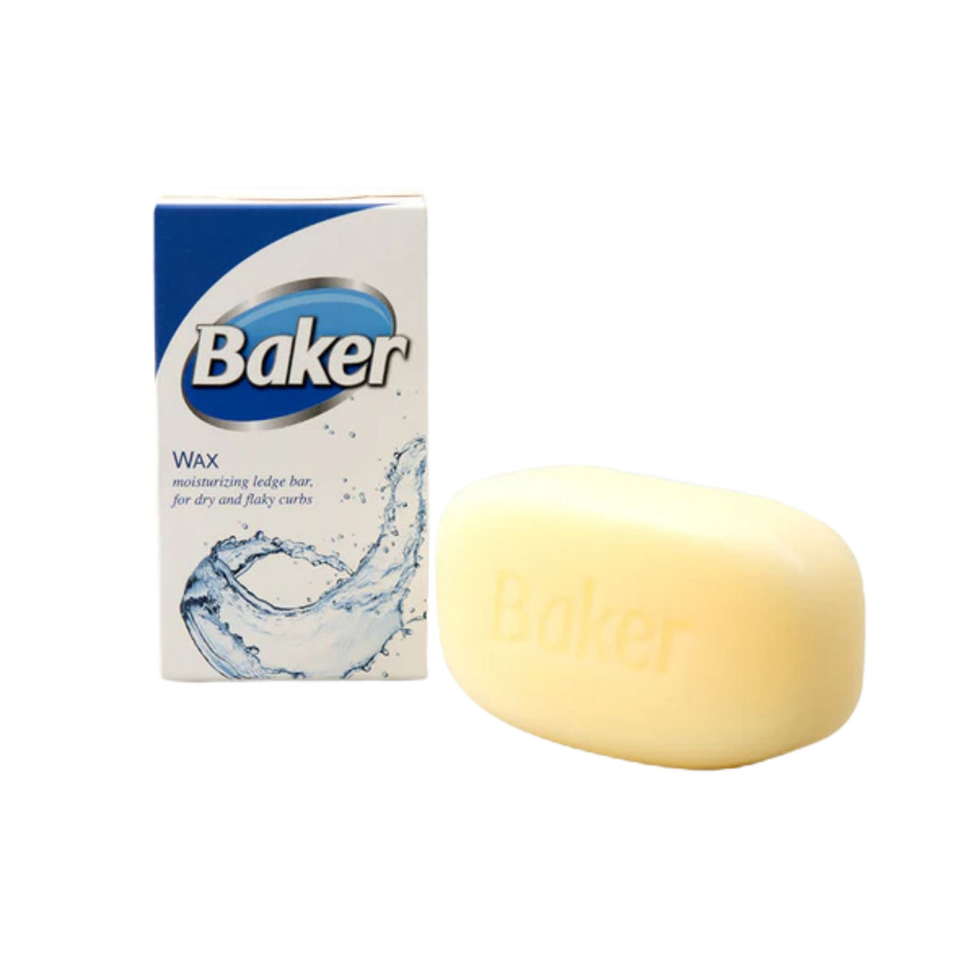 Baker 2000 Skate Curb Wax — skateboard wax designed for smoother grinds and slides on rails and ledges, White soap bar available at Freeride Surf & Skate NZ