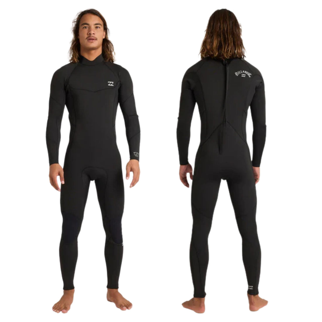 Billabong 4/3 Absolute GBS full steamer black wetsuit warm flexible surf wetsuit available at Freeride Surf & Skate NZ.