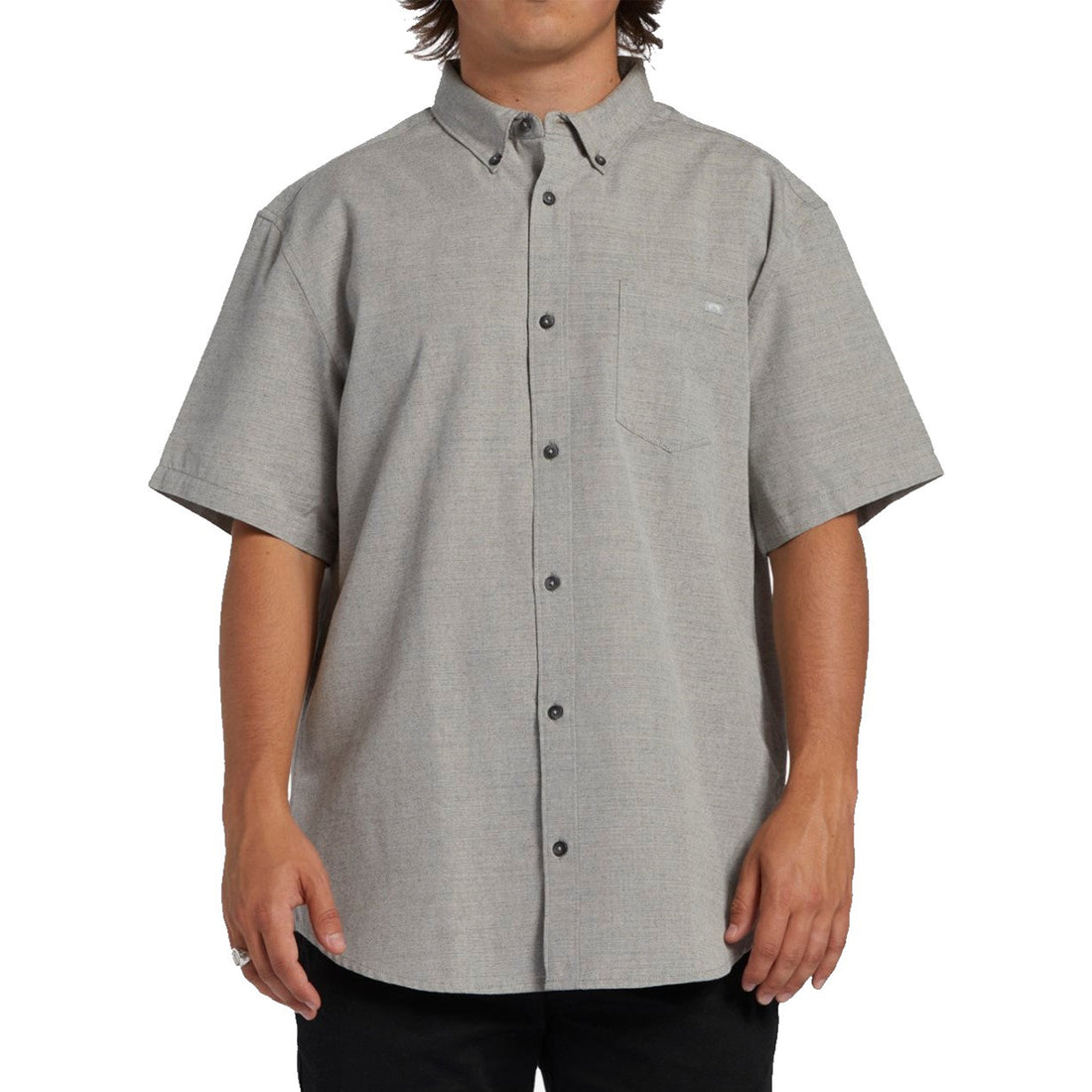 Billabong All Day Shirt in Light Grey available at Freeride Surf & Skate NZ.