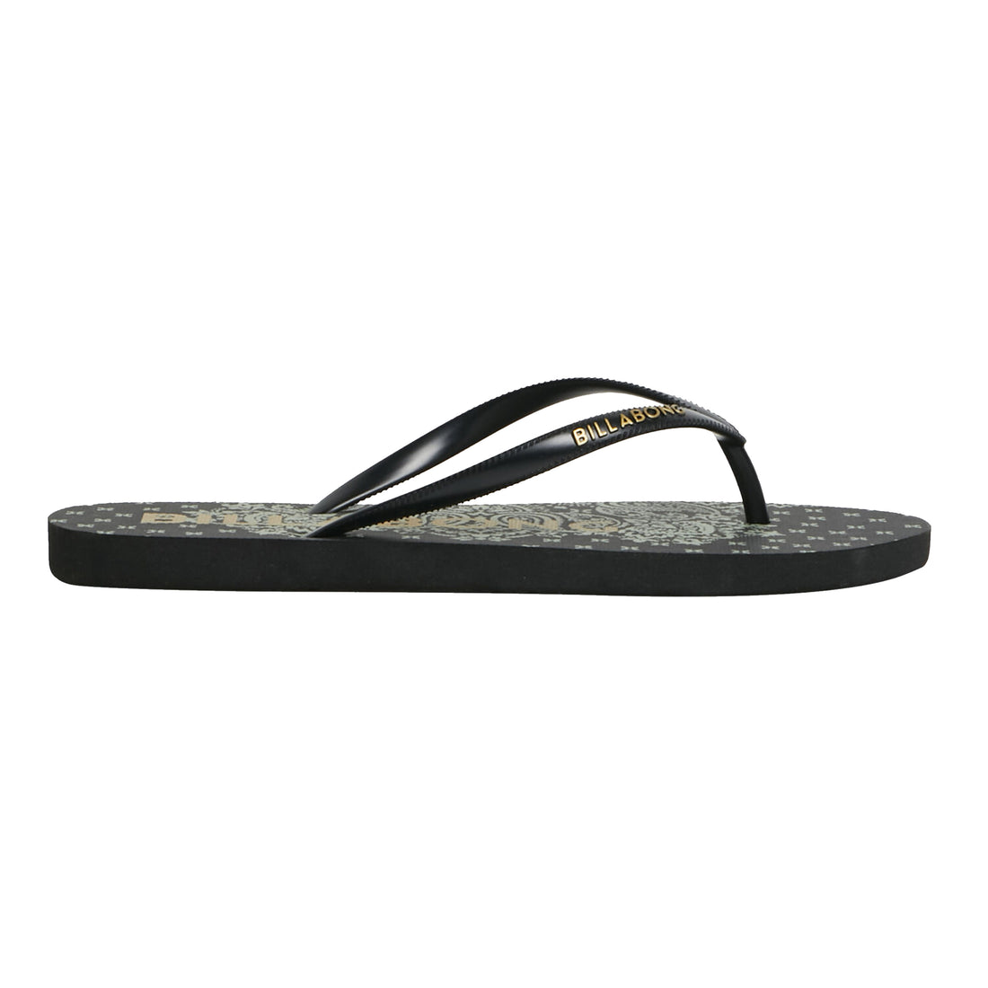 Billabong Bandana Thong in Black Green available at Freeride Surf & Skate NZ.