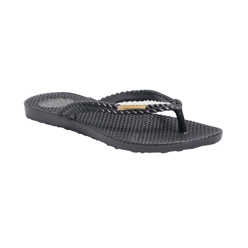 Billabong Kick Back Metallic Thong in Graphite available at Freeride Surf & Skate NZ.
