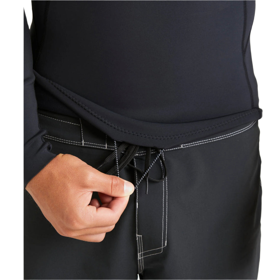 Billabong Men's 101 Absolute Natural Jacket in Black with 2/2mm Superlight Foam and recycled Superflex jersey, available at Freeride Surf & Skate NZ.