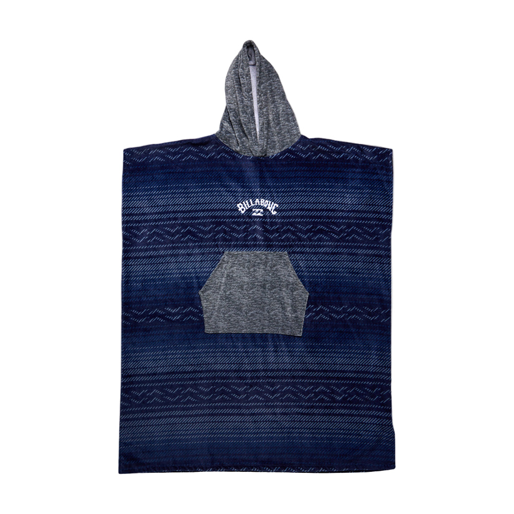 Billabong Men's Hooded Towel in Dusty Navy available at Freeride Surf & Skate NZ.
