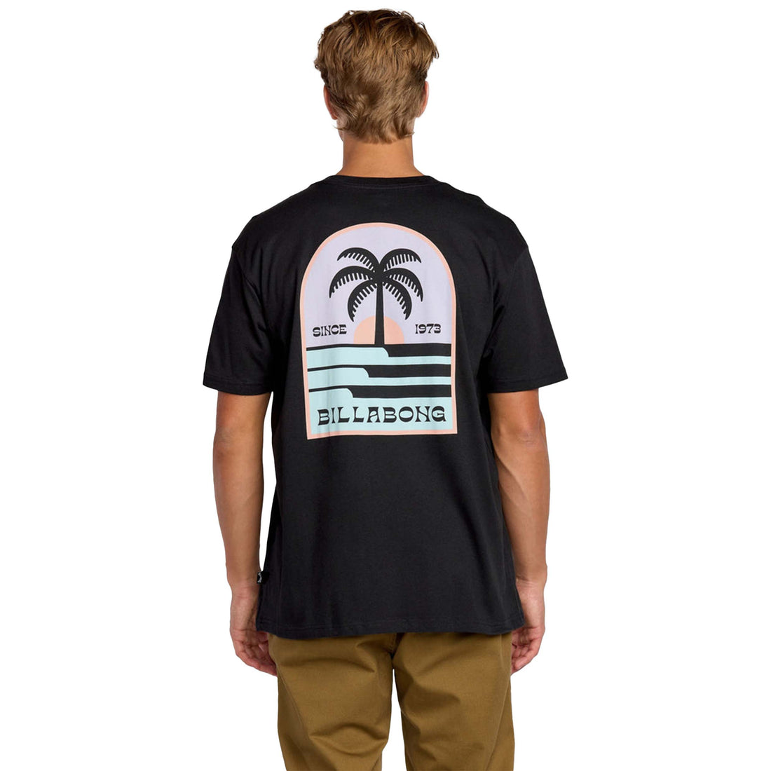 Billabong Portal Premium Short Sleeve T-Shirt Black Back NZ