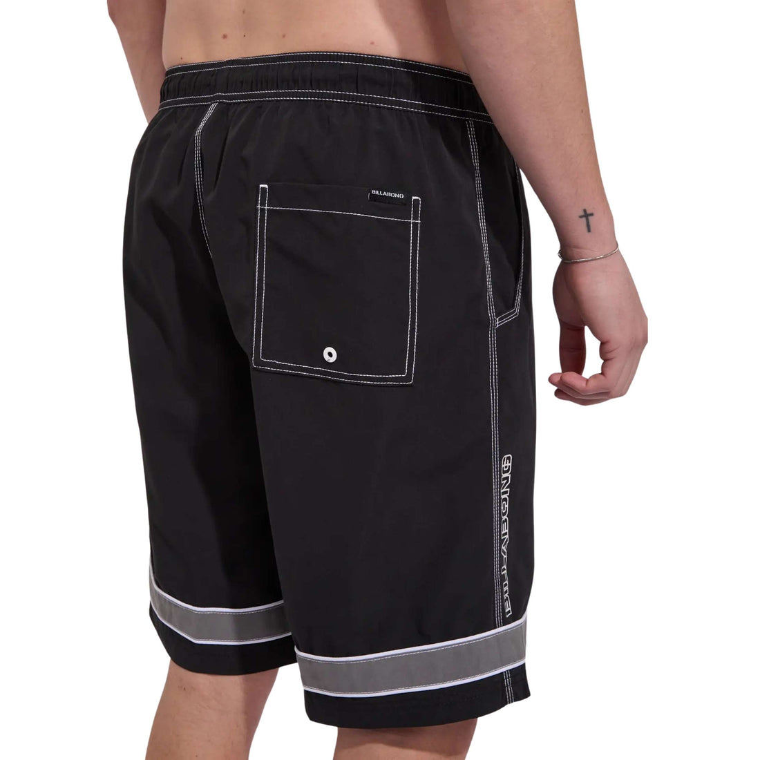 Billabong Throw On 2.0 boardshort in black with elastic waist and cargo pockets available at Freeride Surf & Skate NZ.