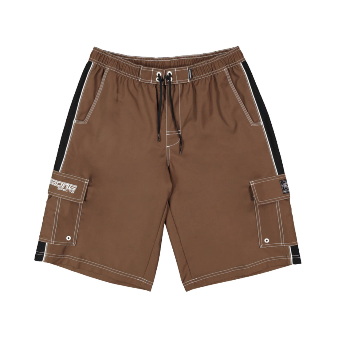 Billabong Throw On 3.0 boardshort in mocha with elastic waist and cargo pockets available at Freeride Surf & Skate NZ.