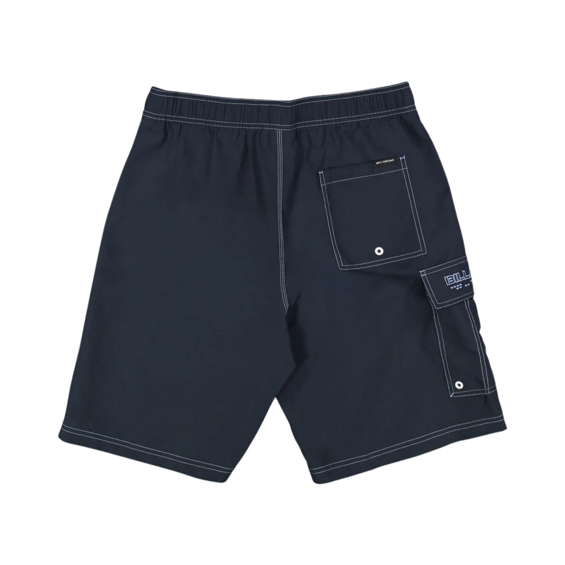 Billabong Throw On boardshort in navy with elastic waist and cargo pockets available at Freeride Surf & Skate NZ.