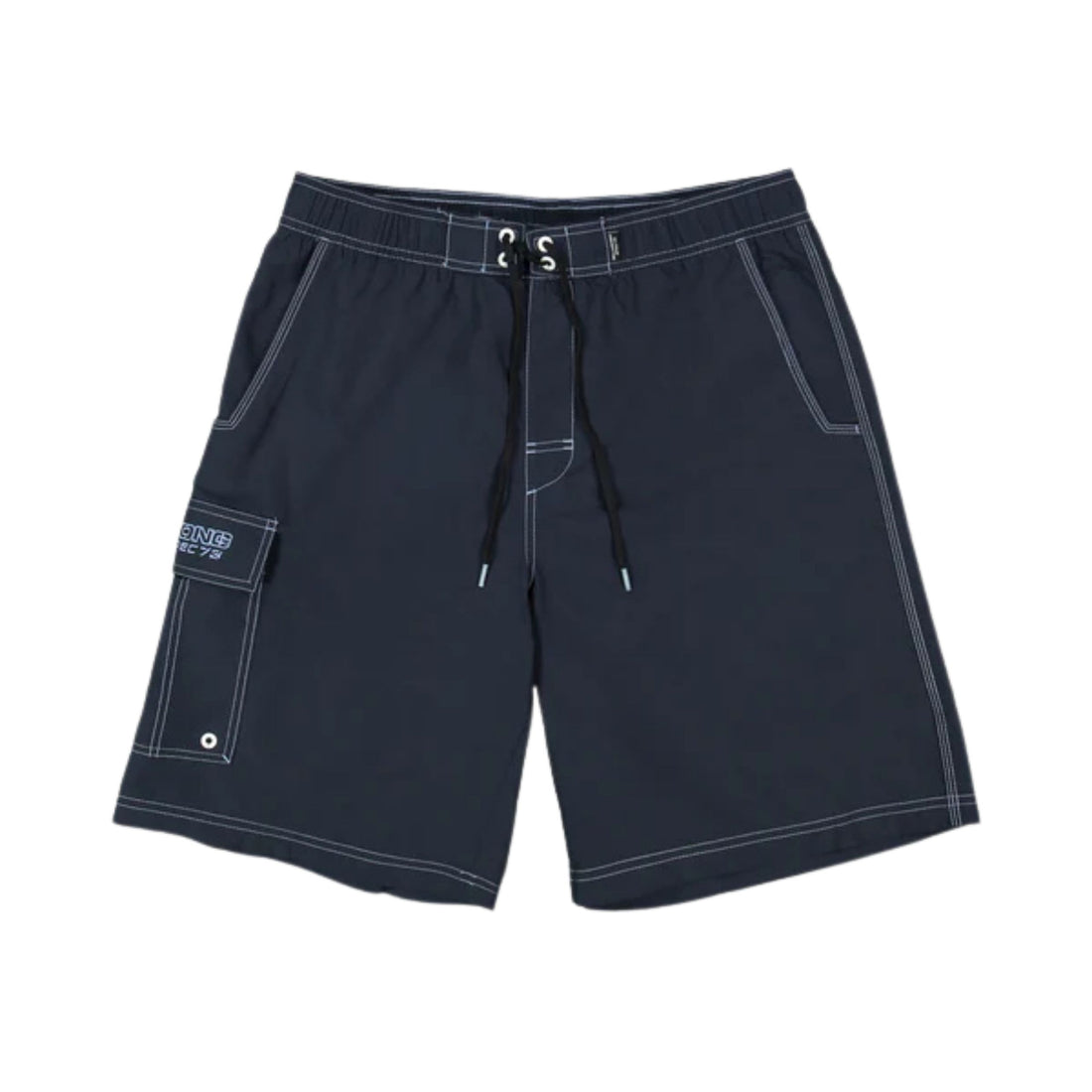 Billabong Throw On boardshort in navy with elastic waist and cargo pockets available at Freeride Surf & Skate NZ.
