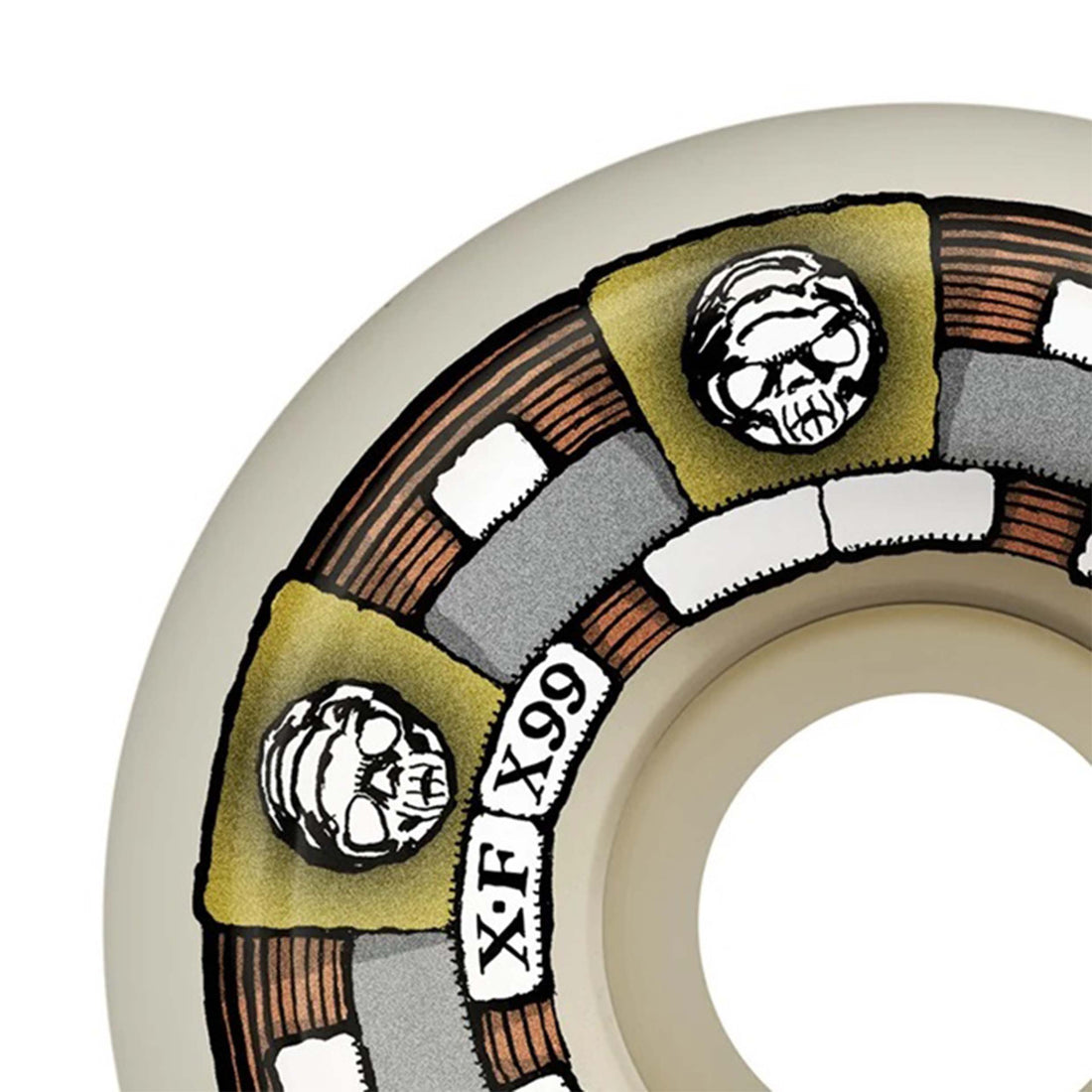 Bones X Formula Timeless Machine V5 Sidecut 54mm 99A Wheels — advanced X Formula skateboard wheels offering speed, durability, and balanced control, available at Freeride Surf & Skate NZ.