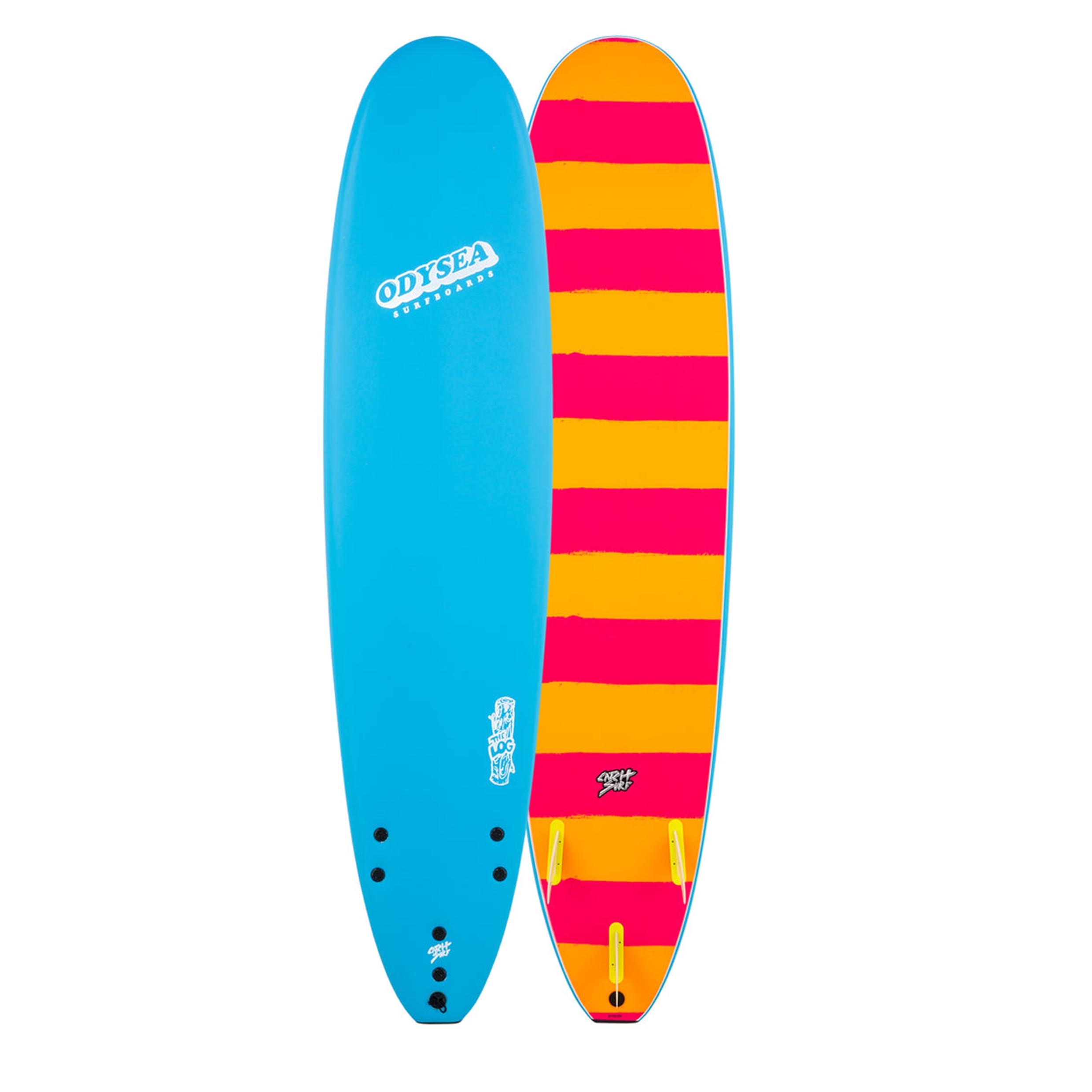 Catch Surf Odysea 8'0 Log Softboard Blue Striped | Best Soft Tops NZ