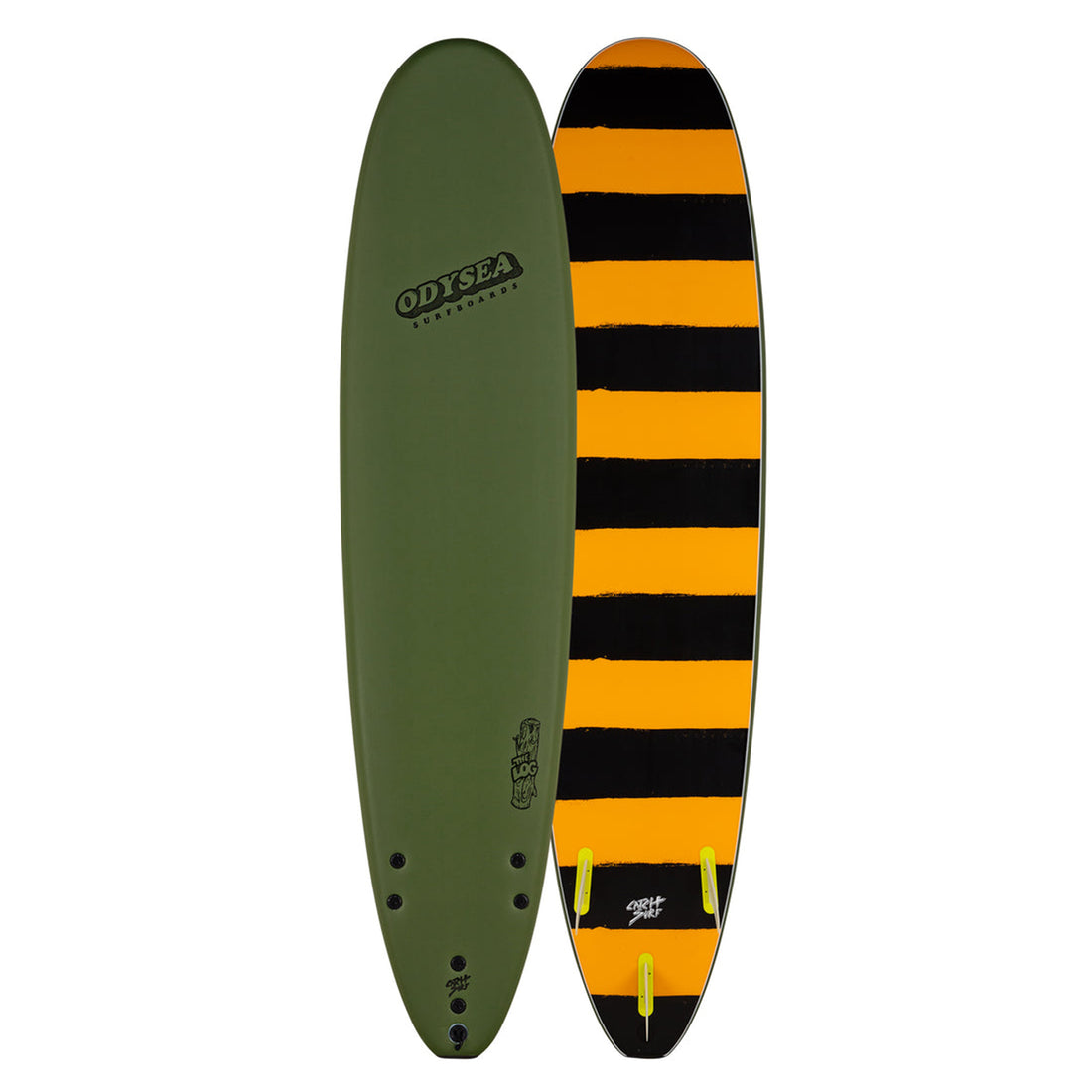 Catch Surf Odysea 8’0 Log Softboard Military — one of the best softboards in NZ for beginners and all-level surfers. Classic Odysea design with high float and stability. Shop Freeride Surf & Skate NZ for quality