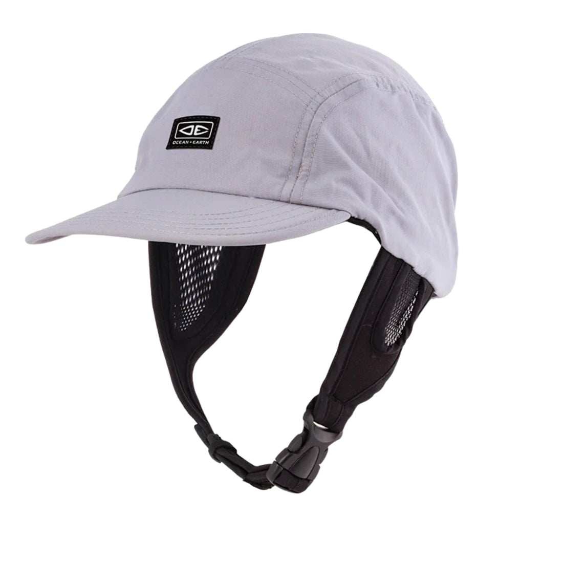 Ocean & Earth Ulu Surf Cap Grey — lightweight surf cap with stiff brim and UPF 50+ sun protection, available at Freeride Surf & Skate NZ.