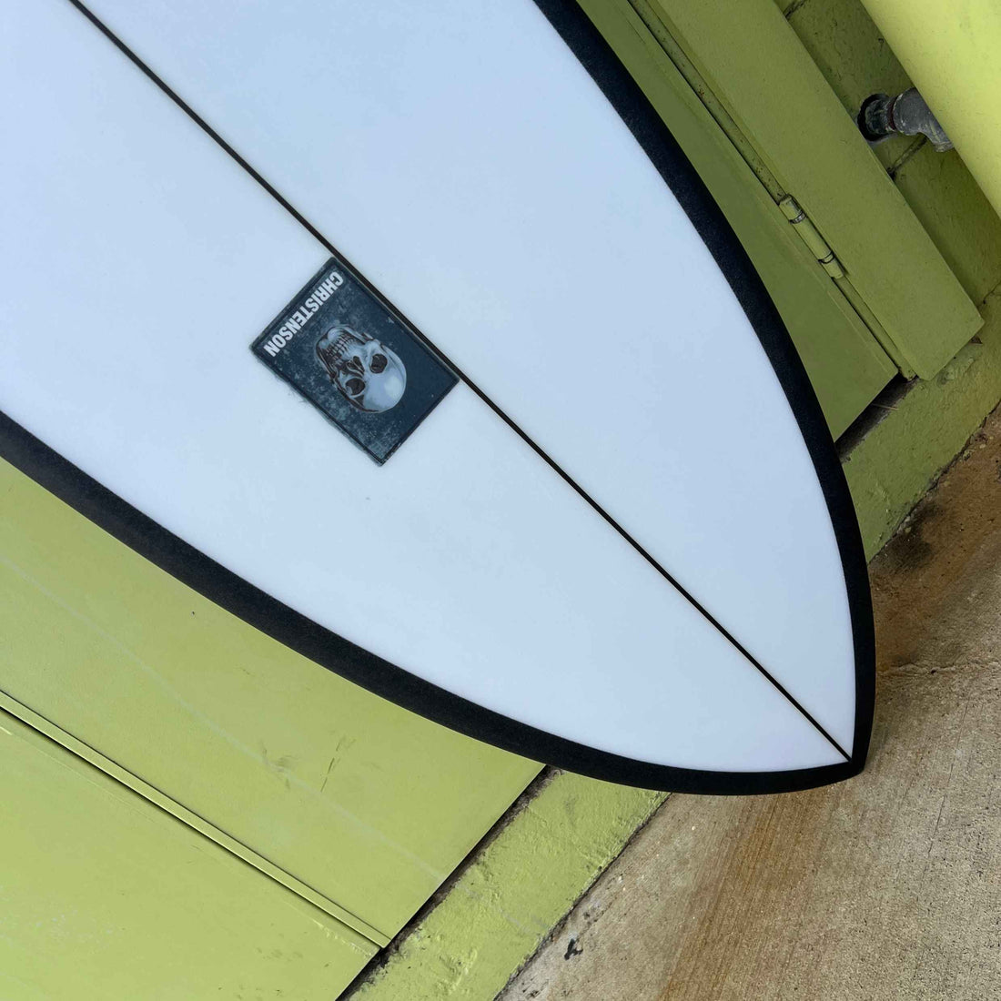 Christenson Lane Splitter surfboard with a squash tail design, 2+1 Futures Set Up. Shop Christenson Surfboards at Freeride West Auckland Surf & Skate NZ