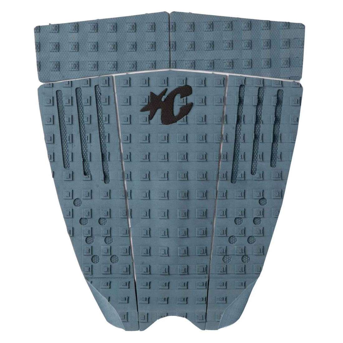 Creatures Ethan Ewing Lite Pin Slate Black five-piece surfboard traction pad for pintails and step-ups.