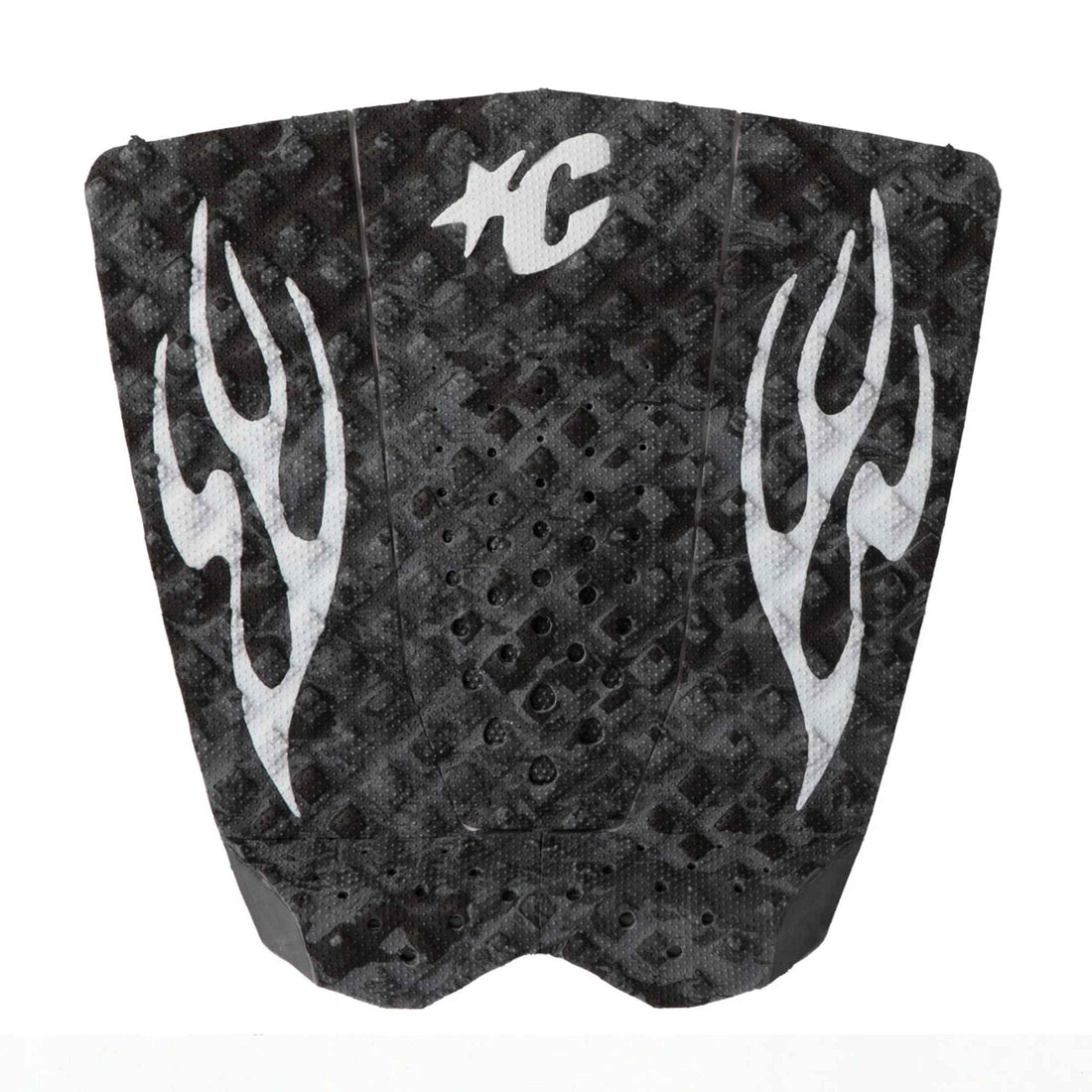 Creatures Griffin Colapinto Lite Charcoal Swirl three-piece surfboard traction pad.