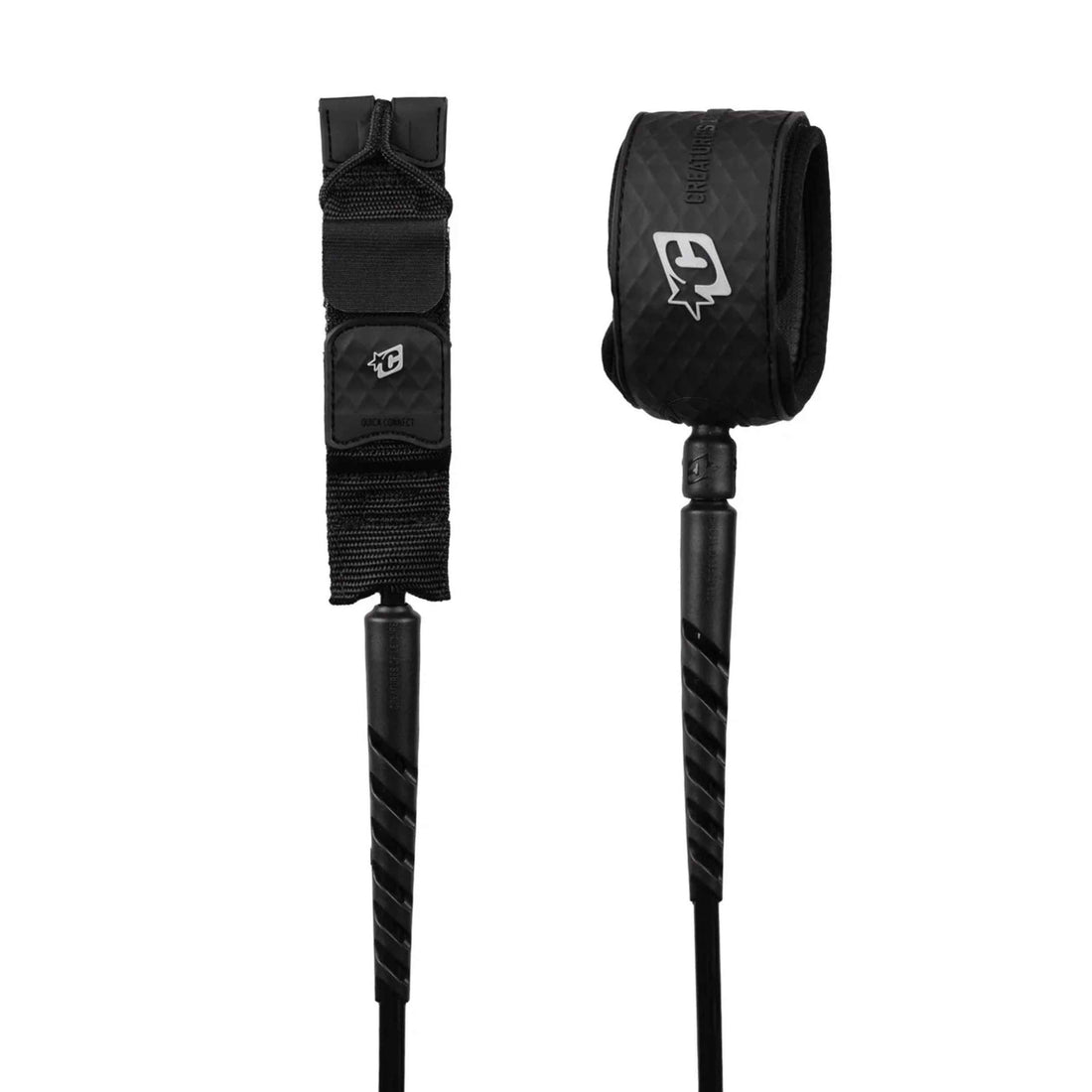 Creatures of Leisure Heavy Duty 8ft surf leash with strong 8mm cord for large waves.