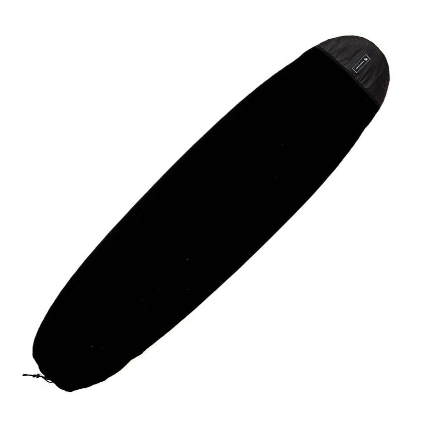 Creatures of Leisure 8 foot 6 longboard stretch sock black surfboard cover available at Freeride Surf & Skate NZ.