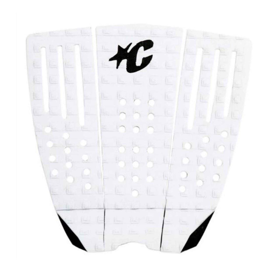 Creatures Of Leisure Reliance 3 Lite Grip White Black traction pad available at Freeride Surf & Skate NZ.