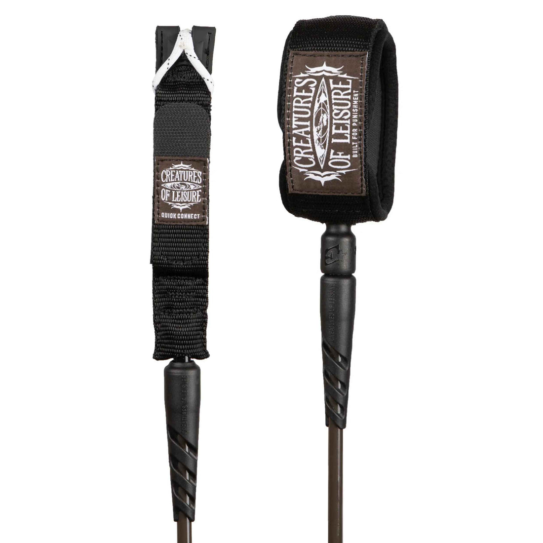 Creatures of Leisure Reliance Standard Duty 6ft Coffee Black surf leash at surf shop Auckland NZ