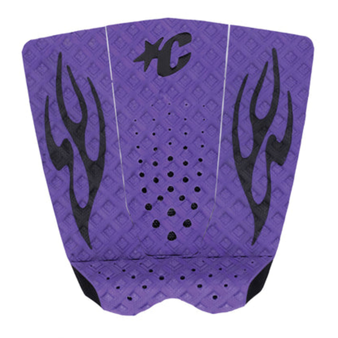 Creatures Of Leisure surfboard traction pads. Griffin Colapinto's Signature 3-Piece Pad with THERMO-LITE is more responsive and lighter. The Diamond Loc II is thermo-compressed with a micro-dot pattern for thinner profile and closer-to-board feel that Griffin loves. 