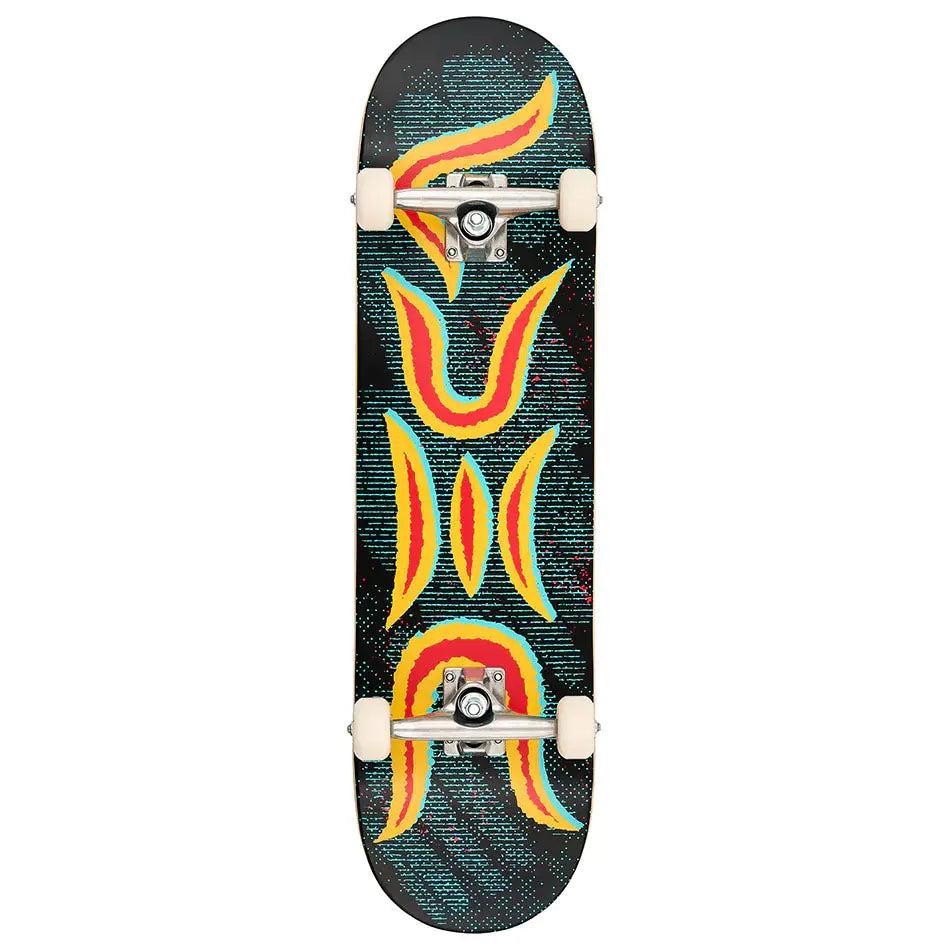 Deca Curse Skateboard Complete 8.25-inch with full setup and graphic deck, available at Freeride Surf & Skate NZ.